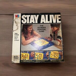 Stay Alive Vintage 1978 Milton Bradley Board Game Ultimate Survival 4105 READ